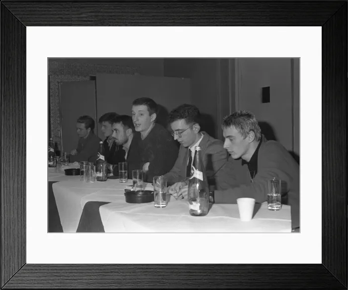 Framed Print : A press reception was held at the Odeon Cinema in Birmingham before the Red Wedge Tour Framed Print : A press reception was held at the Odeon Cinema in Birmingham before the Red Wedge Tour