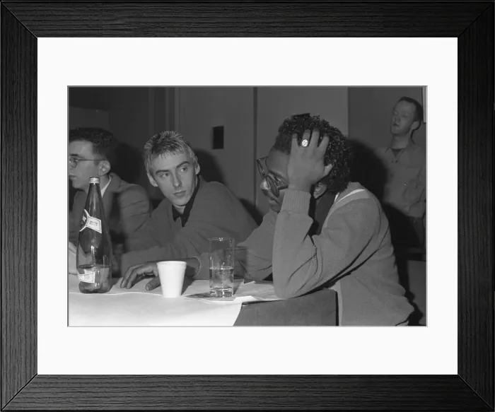 Framed Print : A press reception was held at the Odeon Cinema in Birmingham before the Red Wedge Tour Framed Print : A press reception was held at the Odeon Cinema in Birmingham before the Red Wedge Tour