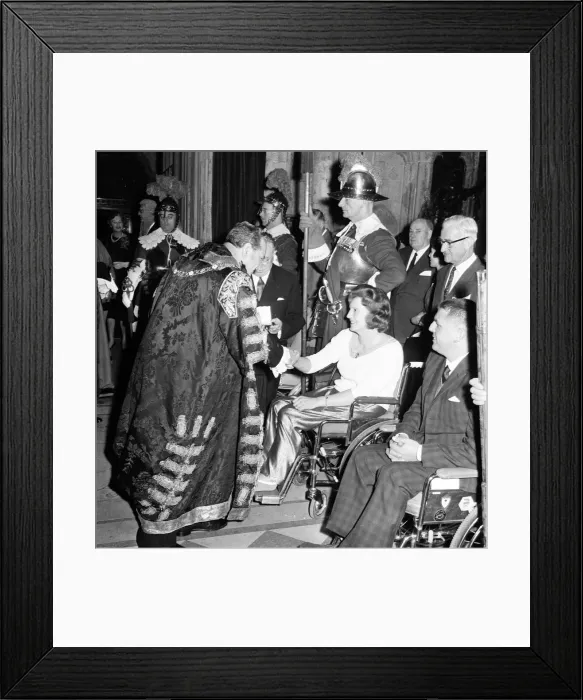 Framed Print : British Para Olympians, guest of honour of the Lord Mayor of London, at Mansion House Framed Print : British Para Olympians, guest of honour of the Lord Mayor of London, at Mansion House