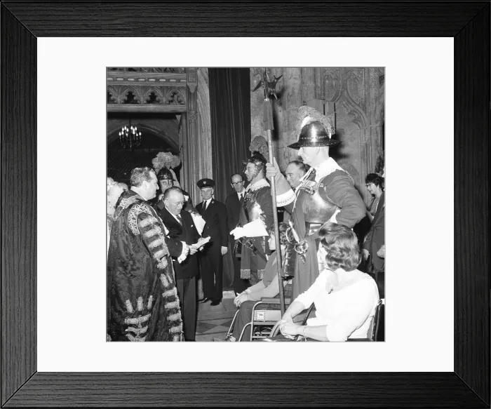 Framed Print : British Para Olympians, guest of honour of the Lord Mayor of London, at Mansion House Framed Print : British Para Olympians, guest of honour of the Lord Mayor of London, at Mansion House