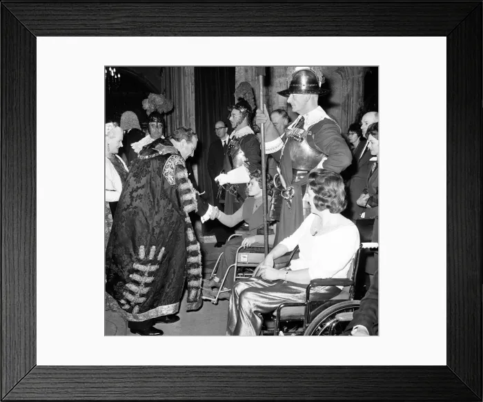 Framed Print : British Para Olympians, guest of honour of the Lord Mayor of London, at Mansion House Framed Print : British Para Olympians, guest of honour of the Lord Mayor of London, at Mansion House