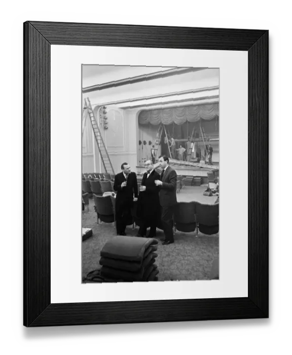 Framed Print : Interior view of The Prince Charles Cinema in Leicester Square during its construction
