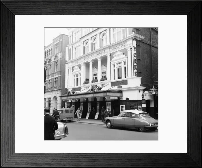 Framed Print : The Duke of Yorks theatre in the West End, central London. 18th July 1960 Framed Print : The Duke of Yorks theatre in the West End, central London. 18th July 1960