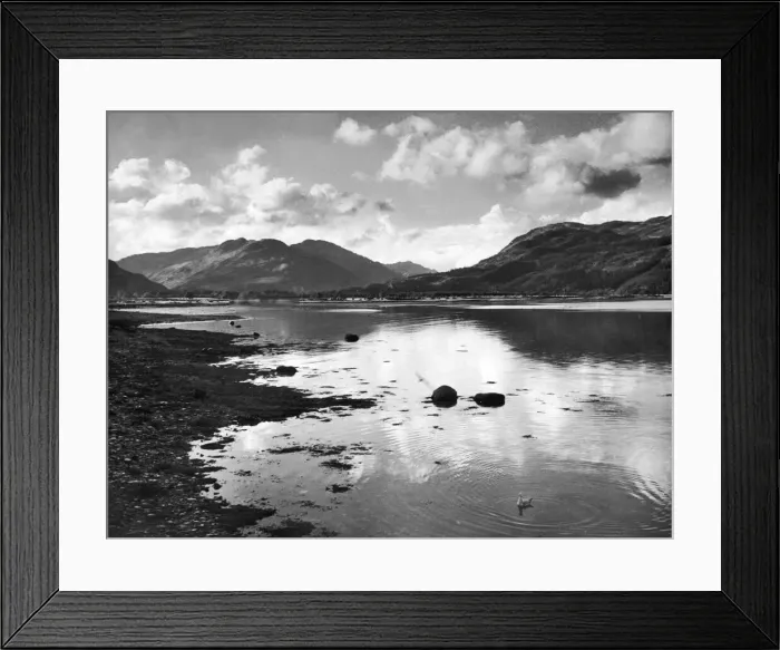 Framed Print : Evening View of the Holy Loch, clouds ather over the Cowal Hills at Sandbank 8th february Framed Print : Evening View of the Holy Loch, clouds ather over the Cowal Hills at Sandbank 8th february