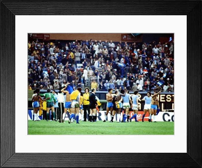 Framed Print : Brazil v Italy, Third place match, 1978 FIFA World Cup, Estadio Monumental, Buenos Aires