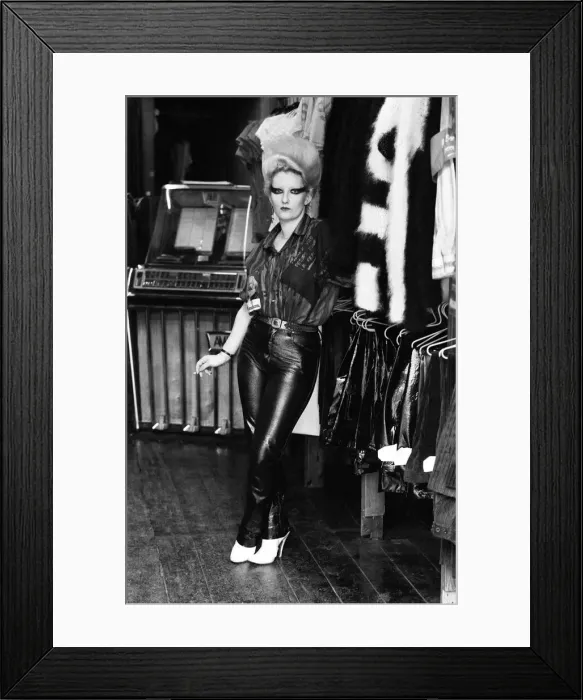 Framed Print : Pamela Rooke, self-appointed Queen of Punk Rockers Framed Print : Pamela Rooke, self-appointed Queen of Punk Rockers