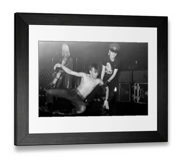 Framed Print : Sigue Sigue Sputnik in concert. 28th Feb 1986