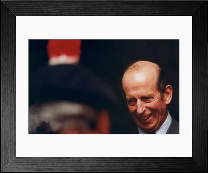 Framed Print : Prince Edward of Kent - The Duke and Duchess of Kent North East Royal Visits Framed Print : Prince Edward of Kent - The Duke and Duchess of Kent North East Royal Visits
