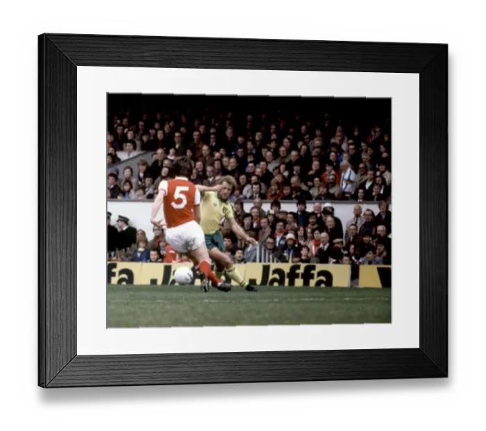 Framed Print : Norwich City Arsenal 1 v. Norwich City 1. Graham Paddon of Norwich Framed Print : Norwich City Arsenal 1 v. Norwich City 1. Graham Paddon of Norwich