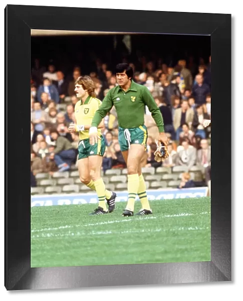 Chelsea v. Norwich City. Kevin Keelan. 29th October 1978