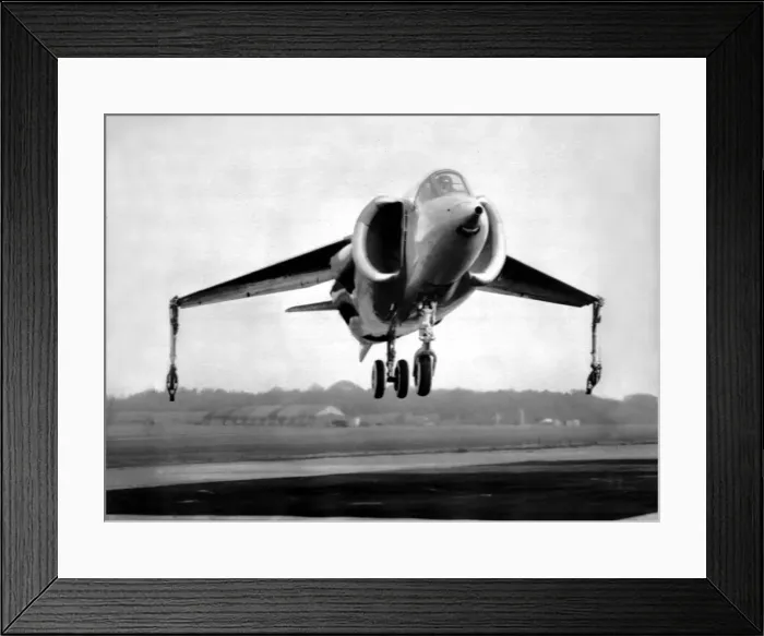 Framed Print : The prototype Hawker Siddeley P. 1127 / Kestrel vertical and short take off aircraft Framed Print : The prototype Hawker Siddeley P. 1127 / Kestrel vertical and short take off aircraft