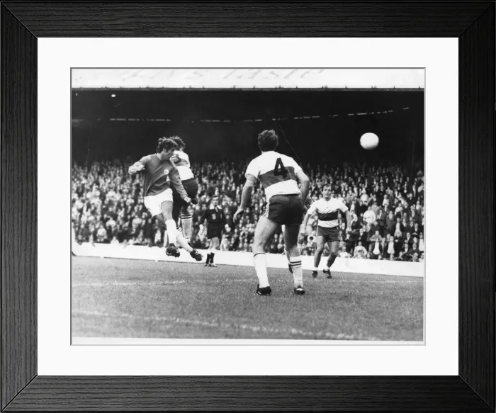 Framed Print : O the Hague in a friendly at Ninian Park. 7th August 1970 Framed Print : O the Hague in a friendly at Ninian Park. 7th August 1970