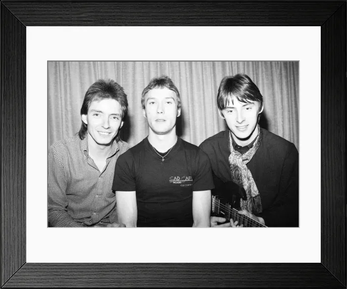 Framed Print : The Jam, Music Group, 22nd April 1980. Band members