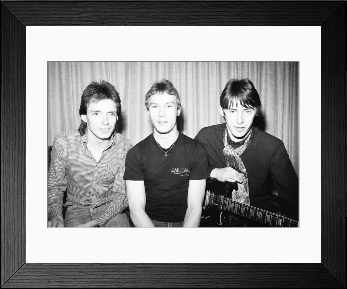 Framed Print : The Jam, Music Group, 22nd April 1980. Band members Framed Print : The Jam, Music Group, 22nd April 1980. Band members