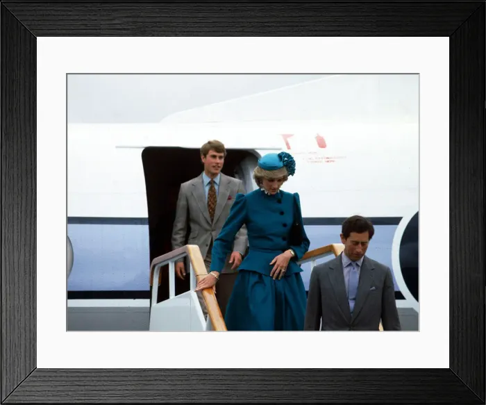 Framed Print : Prince and Princess of Wales tour of Australia and New Zealand in the Spring of 1983 Framed Print : Prince and Princess of Wales tour of Australia and New Zealand in the Spring of 1983