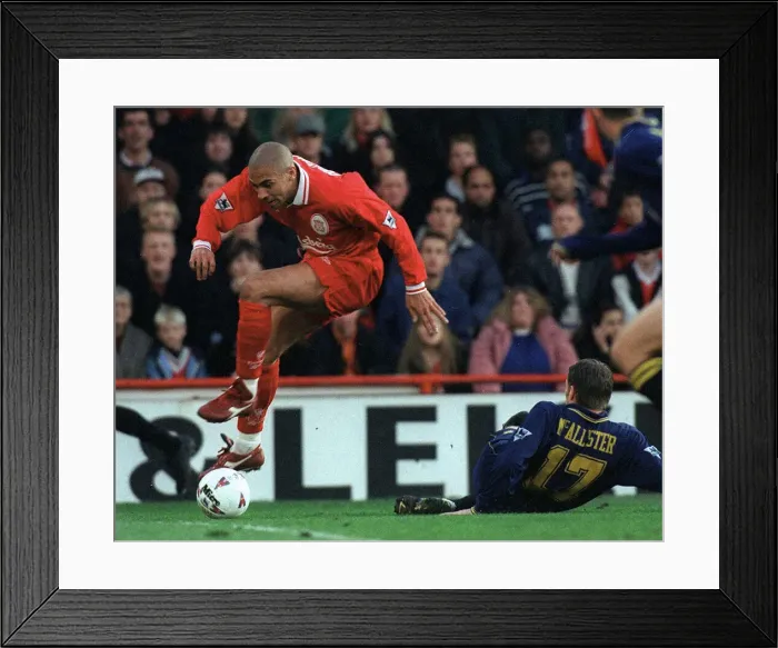 Framed Print : English Premier League match at Selhurst Park Wimbledon 2 v Liverpool 1