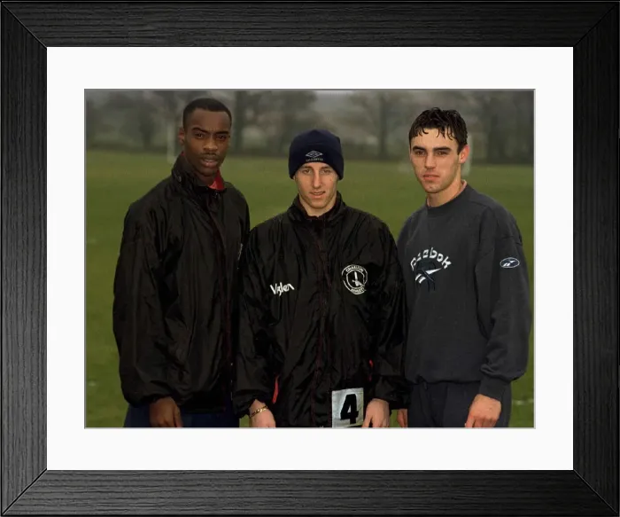 Framed Print : Charlton Athletic footballers left to right: Richard Rufus Framed Print : Charlton Athletic footballers left to right: Richard Rufus