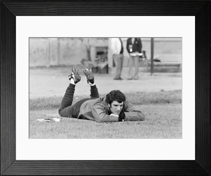Framed Print : Dino Zoff, goalkeeper for Juventus, pictured during team training session in Turin, Italy Framed Print : Dino Zoff, goalkeeper for Juventus, pictured during team training session in Turin, Italy