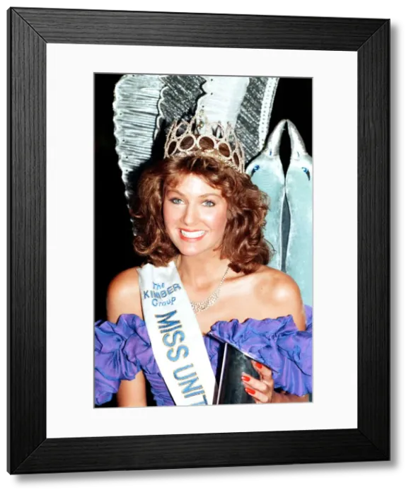 Framed Print : Kirsty Bertarelli, formerly Kirsty Roper, is pictured here after being crowned as Miss UK Framed Print : Kirsty Bertarelli, formerly Kirsty Roper, is pictured here after being crowned as Miss UK