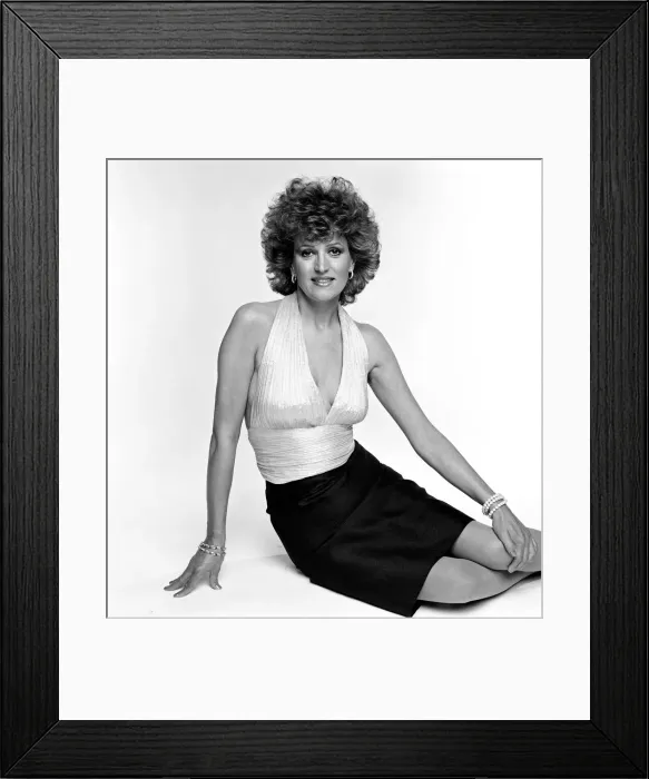 Framed Print : Studio shot of Barbara Dickson 9th September 1981