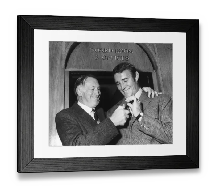 Framed Print : Joe Mercer, former manager of Manchester City Football Club