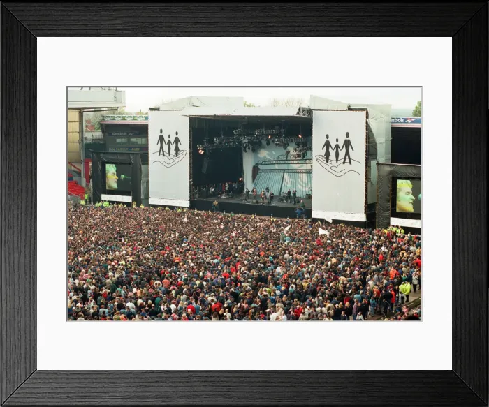 Framed Print : The Hillsborough Justice Concert held at Anfield, Liverpool Framed Print : The Hillsborough Justice Concert held at Anfield, Liverpool