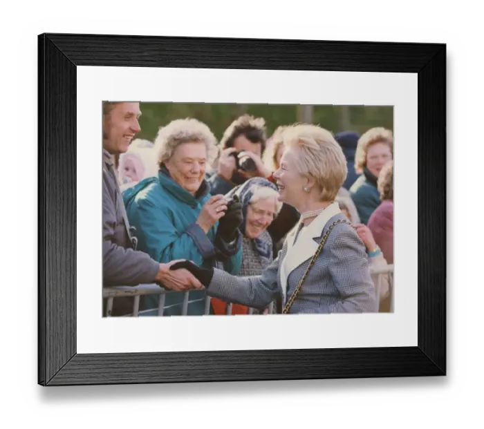 Framed Print : Prince Edward of Kent - The Duke and Duchess of Kent North East Royal Visits