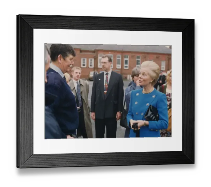 Framed Print : Prince Edward of Kent - The Duke and Duchess of Kent North East Royal Visits Framed Print : Prince Edward of Kent - The Duke and Duchess of Kent North East Royal Visits