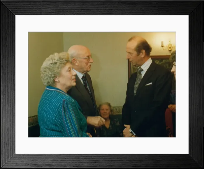 Framed Print : Prince Edward of Kent - The Duke and Duchess of Kent North East Royal Visits Framed Print : Prince Edward of Kent - The Duke and Duchess of Kent North East Royal Visits