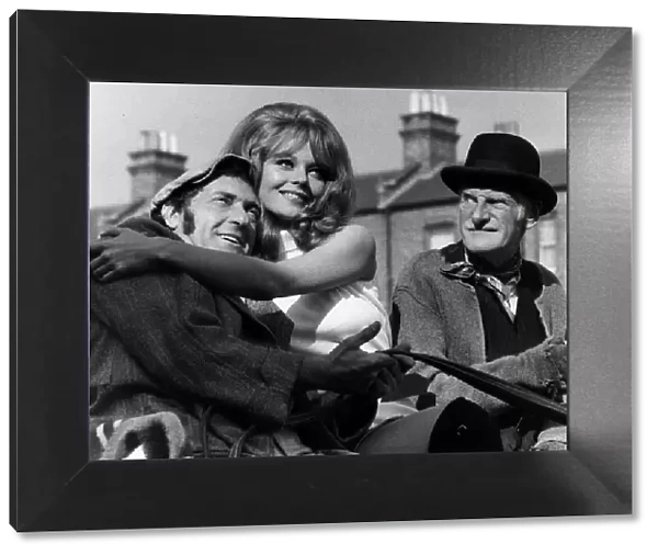 Harry H Corbett Carolyn Moore and Wilfred Brambell 1971 in Steptoe and Son