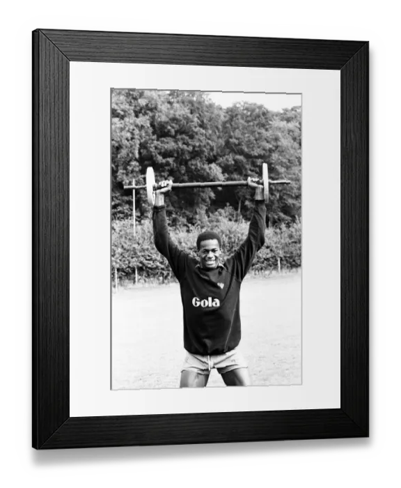 Framed Print : Justin Fashanu, Norwich City Football Player, 2nd October 1980 Framed Print : Justin Fashanu, Norwich City Football Player, 2nd October 1980