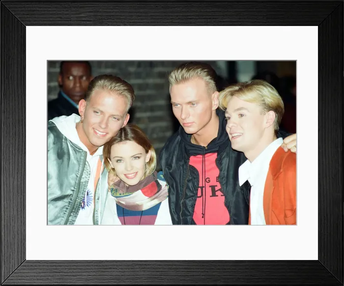 Framed Print : Music Artists gather for recording new version of Band Aid charity single