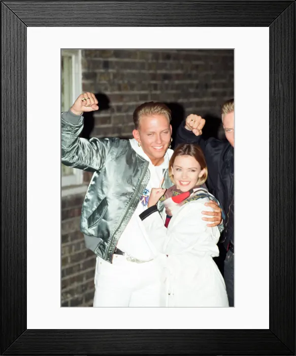 Framed Print : Music Artists gather for recording new version of Band Aid charity single