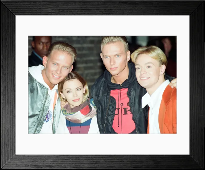 Framed Print : Music Artists gather for recording new version of Band Aid charity single