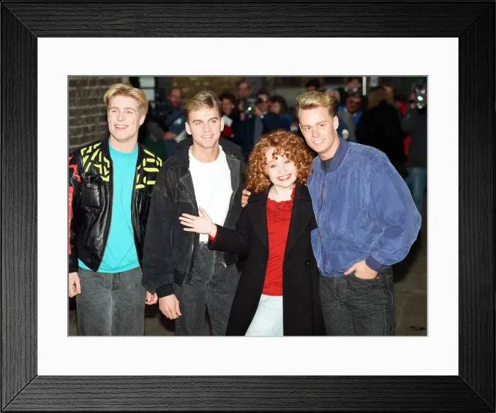 Framed Print : Music Artists gather for recording new version of Band Aid charity single Framed Print : Music Artists gather for recording new version of Band Aid charity single