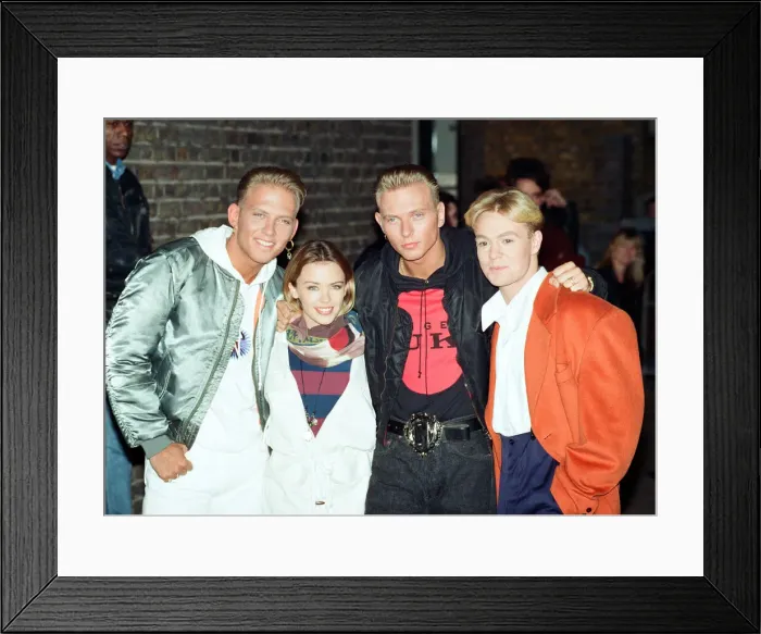 Framed Print : Music Artists gather for recording new version of Band Aid charity single Framed Print : Music Artists gather for recording new version of Band Aid charity single