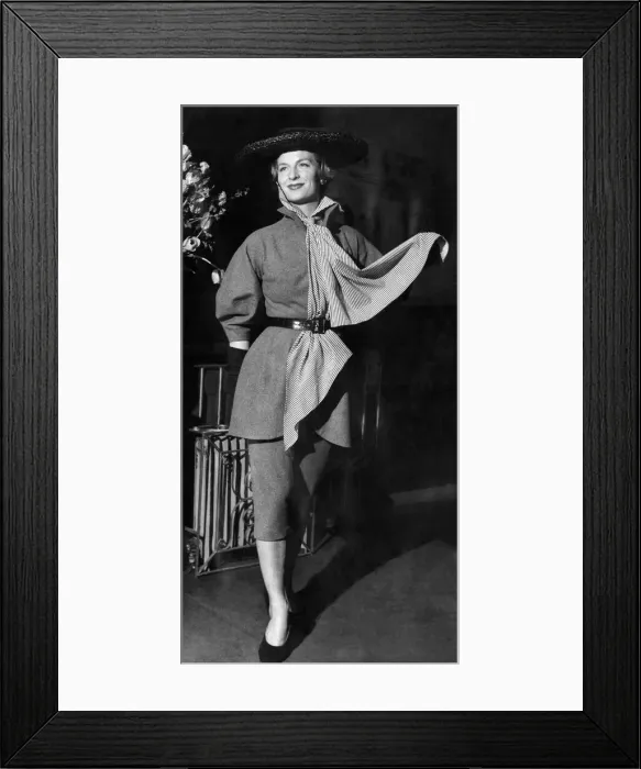 Framed Print : Paris Spring and Summer Fashions on show at Ciros Club. For Spring in the park or a town Framed Print : Paris Spring and Summer Fashions on show at Ciros Club. For Spring in the park or a town