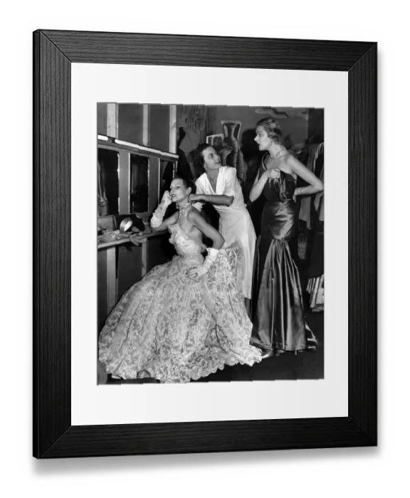 Framed Print : Clothing: Mannequins: Fashion show at Ciros night club from Paris Framed Print : Clothing: Mannequins: Fashion show at Ciros night club from Paris