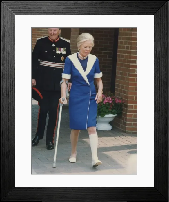 Framed Print : Prince Edward of Kent - The Duke and Duchess of Kent North East Royal Visits Framed Print : Prince Edward of Kent - The Duke and Duchess of Kent North East Royal Visits