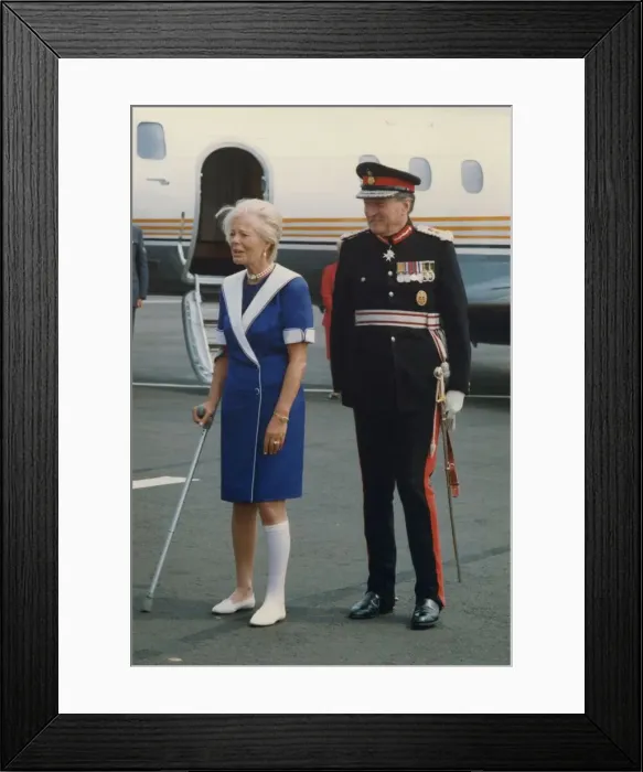 Framed Print : Prince Edward of Kent - The Duke and Duchess of Kent North East Royal Visits Framed Print : Prince Edward of Kent - The Duke and Duchess of Kent North East Royal Visits
