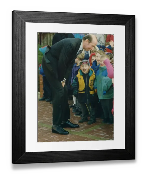 Framed Print : Prince Edward of Kent - The Duke and Duchess of Kent North East Royal Visits Framed Print : Prince Edward of Kent - The Duke and Duchess of Kent North East Royal Visits