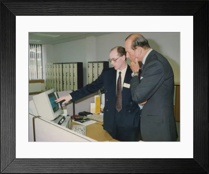Framed Print : Prince Edward of Kent - The Duke and Duchess of Kent North East Royal Visits Framed Print : Prince Edward of Kent - The Duke and Duchess of Kent North East Royal Visits