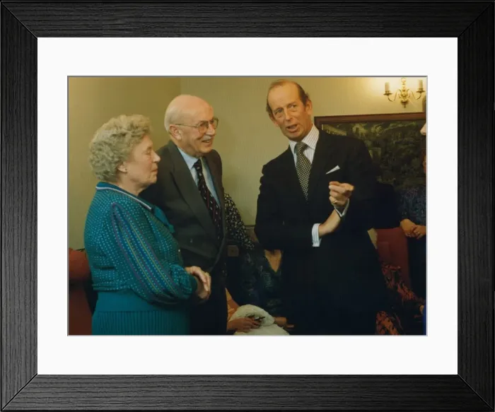 Framed Print : Prince Edward of Kent - The Duke and Duchess of Kent North East Royal Visits Framed Print : Prince Edward of Kent - The Duke and Duchess of Kent North East Royal Visits