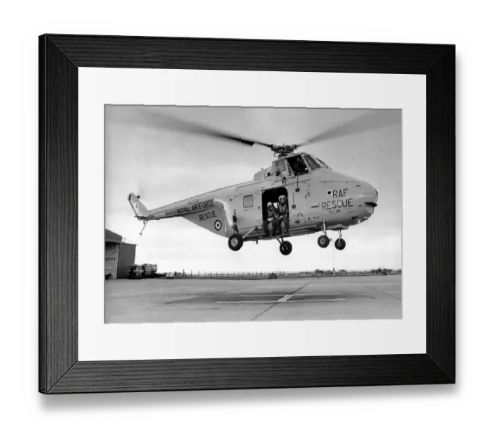 Framed Print : A RAF Westland Whirlwind search and rescue helicopter, based at RAF Boulmer Framed Print : A RAF Westland Whirlwind search and rescue helicopter, based at RAF Boulmer