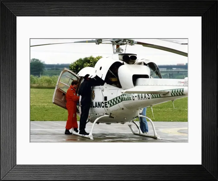 Framed Print : The Eurocopter AS350 Squirrel helicopter used by Northumbria Air Ambulance Framed Print : The Eurocopter AS350 Squirrel helicopter used by Northumbria Air Ambulance
