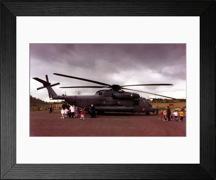 Framed Print : Youngsters got a rare chance to see some of the finest helicopters in the world at an Framed Print : Youngsters got a rare chance to see some of the finest helicopters in the world at an