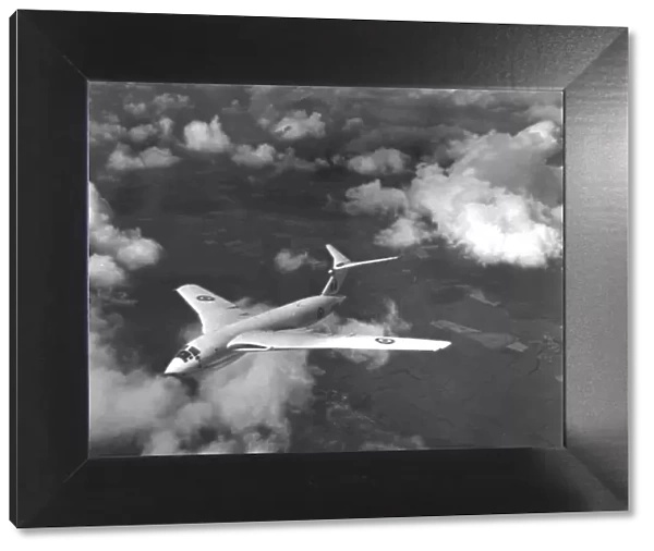The RAFs Handley Page Victor jet powered V-bomber in flight
