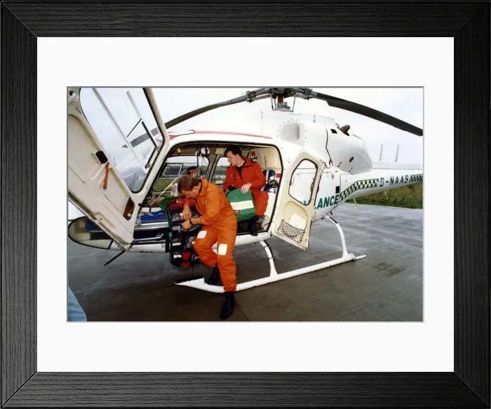 Framed Print : The Eurocopter AS350 Squirrel helicopter used by Northumbria Air Ambulance Framed Print : The Eurocopter AS350 Squirrel helicopter used by Northumbria Air Ambulance