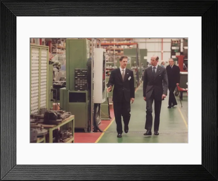 Framed Print : Prince Edward of Kent - The Duke and Duchess of Kent North East Royal Visits Framed Print : Prince Edward of Kent - The Duke and Duchess of Kent North East Royal Visits