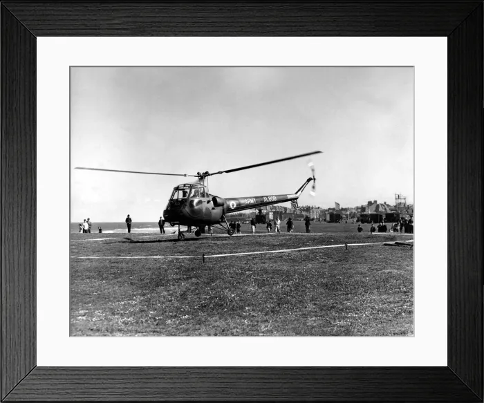 Framed Print : A British Army Air Corp Saunders-Roe Skeeter scout helicopter. 29  /  05  /  1961